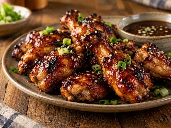 Asian Honey BBQ Chicken Drummettes