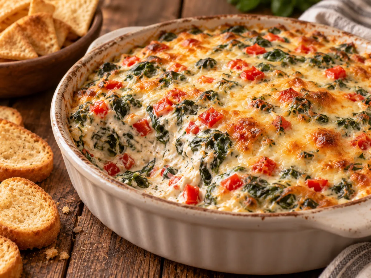 Bell Pepper Spinach Dip