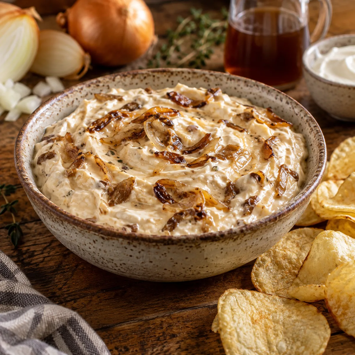 Caramel’s French Onion Dip