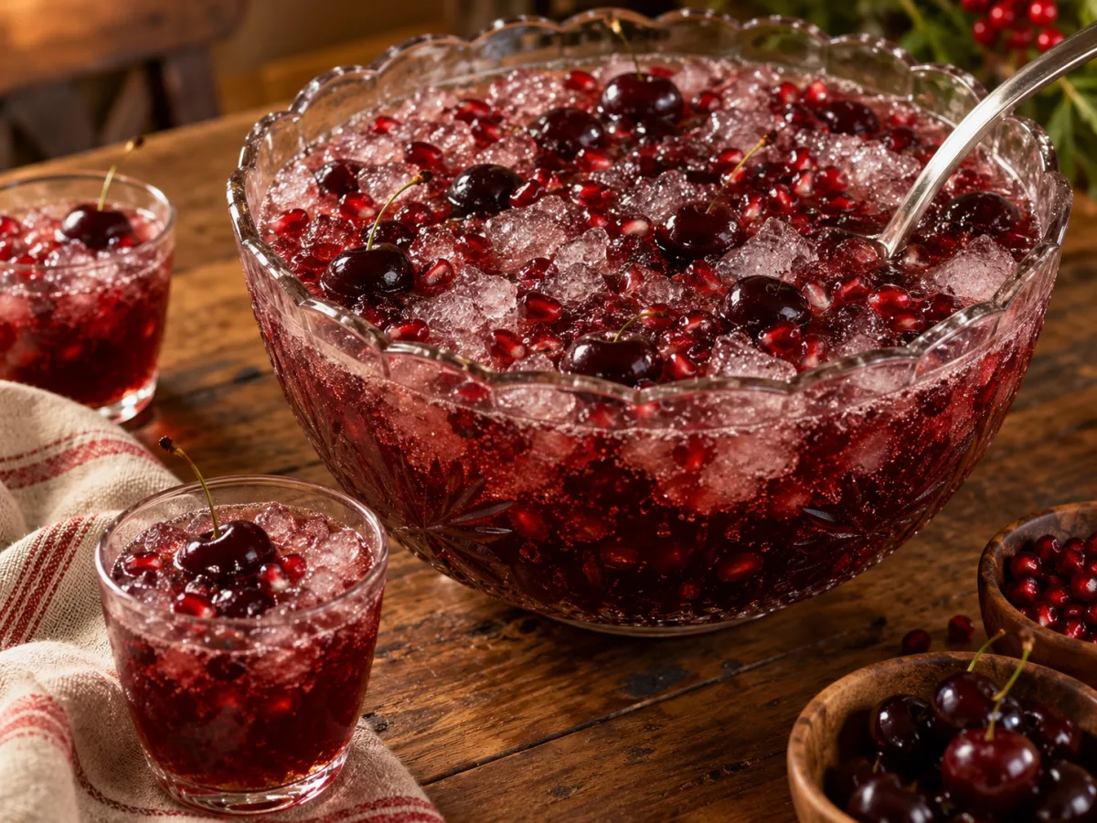 Cherry-Infused Dr Pepper Punch
