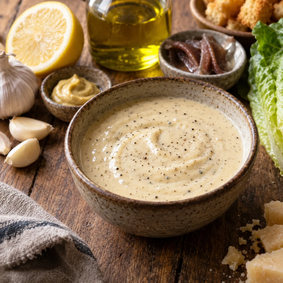 Classic Homemade Caesar Dressing