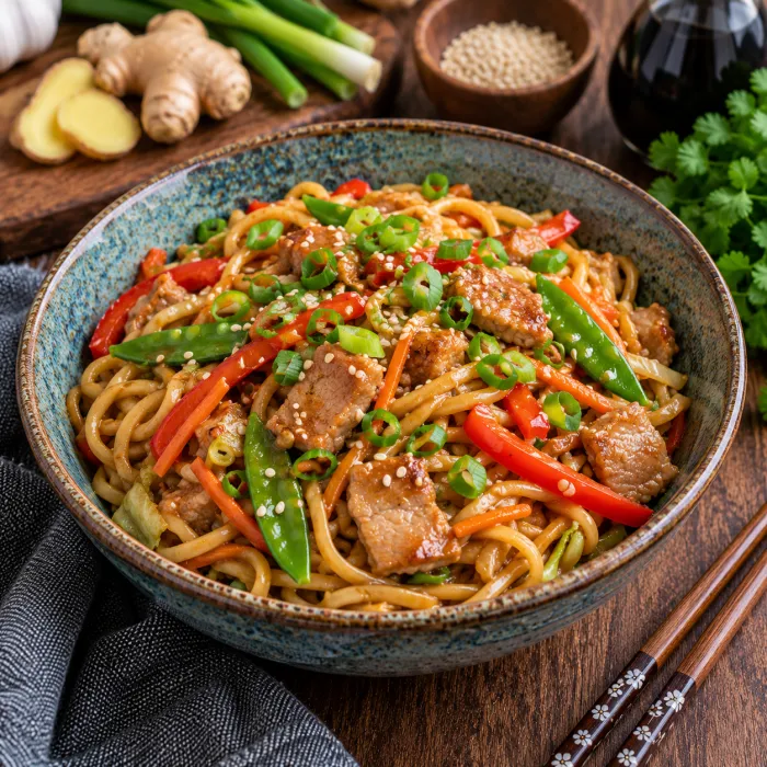 Ginger Pork Noodle