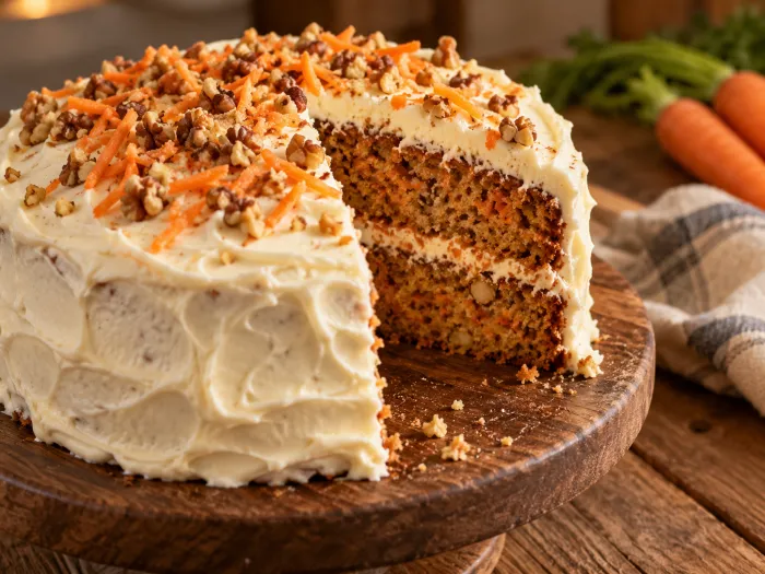Ginger’s Creamy Carrot Cake