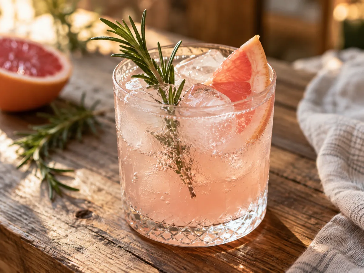 Grapefruit & Rosemary Mocktail