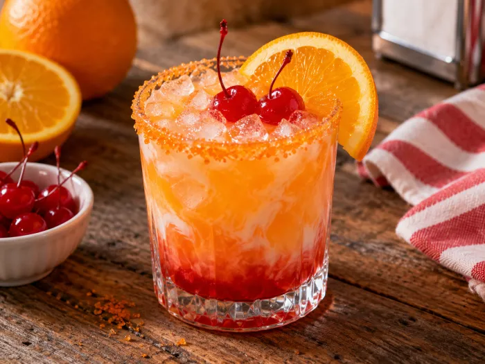 Orange Creamsicle Shirley Temple