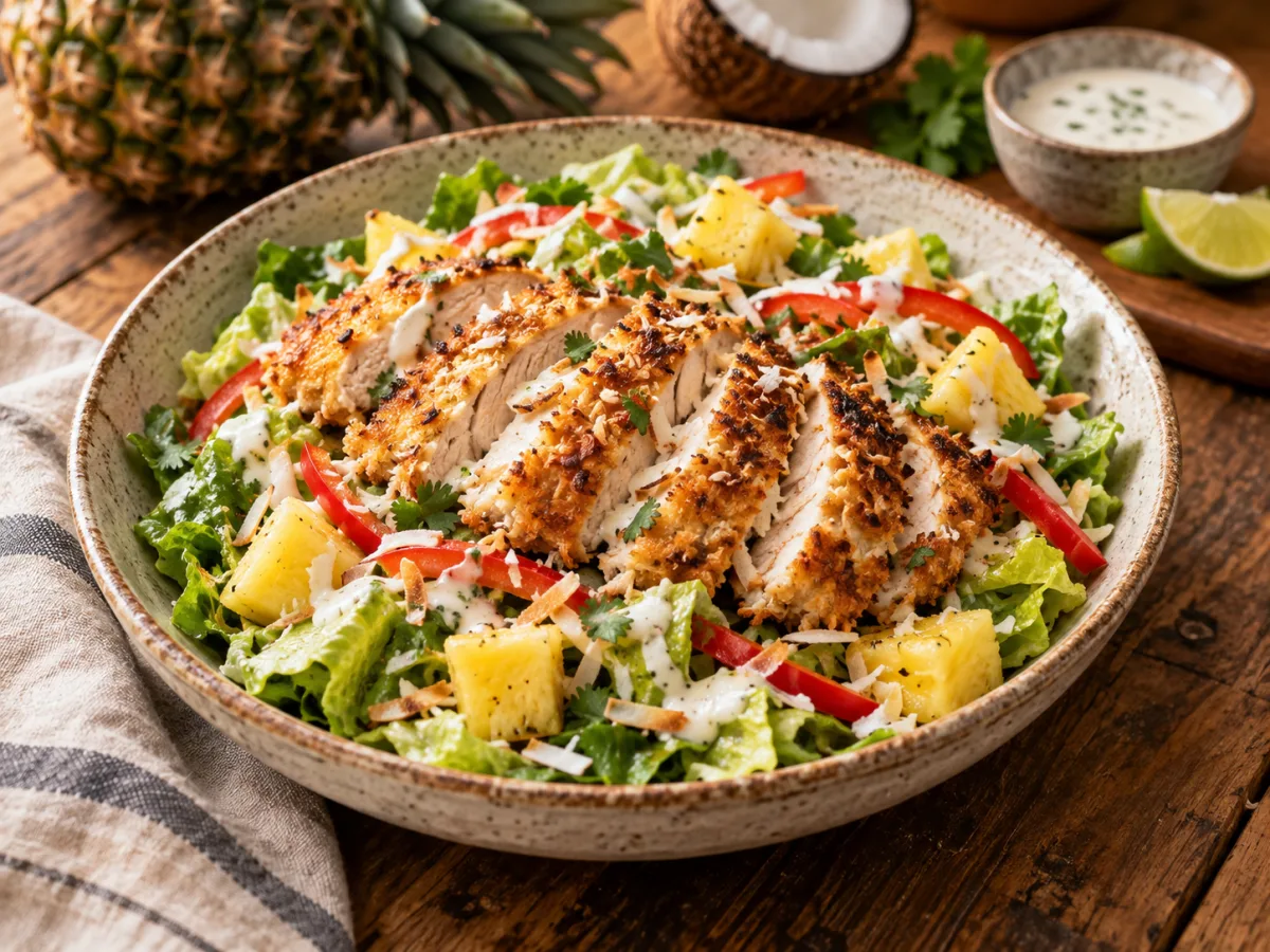 Piña Colada Hei Hei Salad