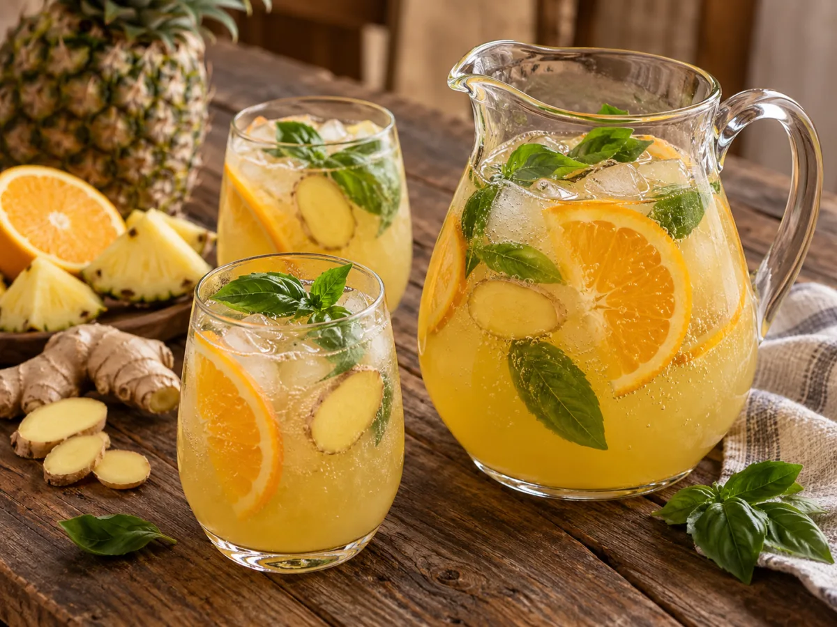 Pineapple Ginger Fizzer