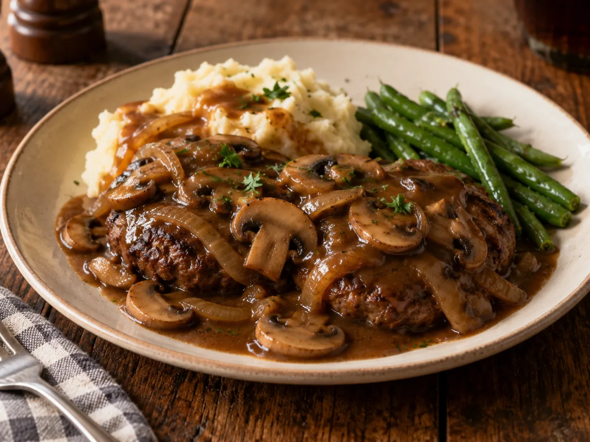 Salisbury Steak & Mushrooms