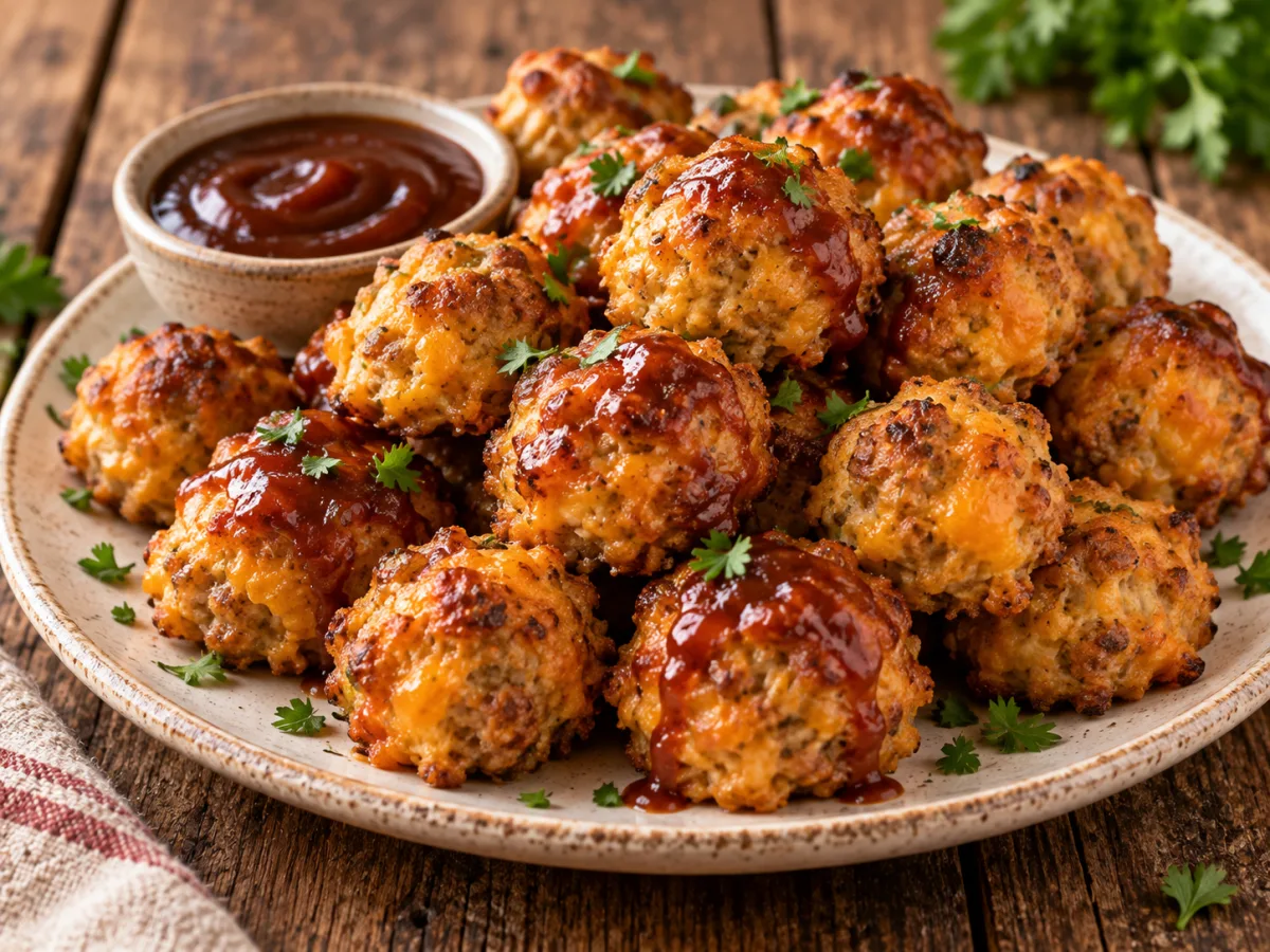 Savagely Saucy Sausage Balls