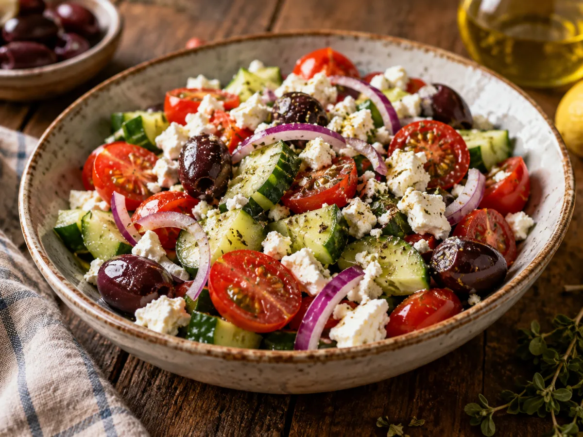 The Greek Mediterranean Salad